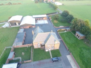 The farm from above